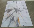 5x7 Turkey Modern Velvet Carpet - Gold - 1