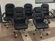 High Back Executive Office Chair | Black Leather - 1