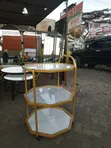 Ideal Serving Trolley Table - Dhahabu - 2
