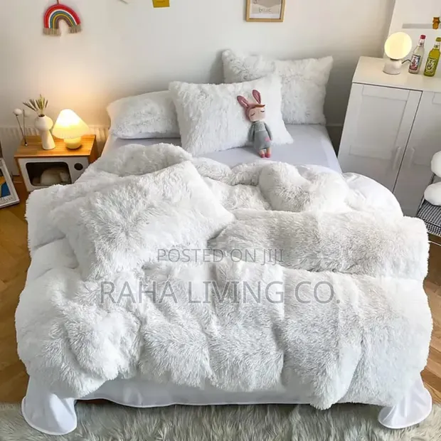 Set ya Duvet ya Luxury Velvet Plush - Vipande 6, Hadi 6x7, Rangi 8 - 1