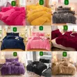 Set ya Duvet ya Luxury Velvet Plush - Vipande 6, Hadi 6x7, Rangi 8 - 2