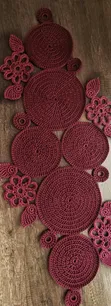 Handmade Crocheted Table Runner - 2
