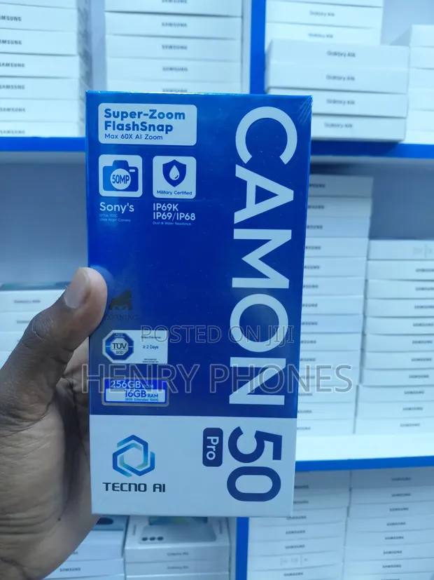 New Tecno Camon 50 Pro 256GB Graphite - 1