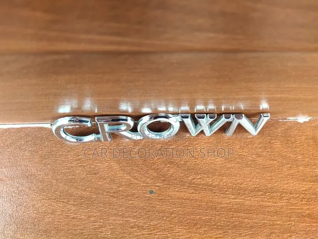 Chrome Finished Toyota Crown Replacement OEM Badge - 1