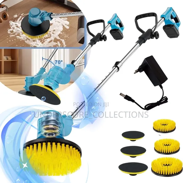 Electric Spin Scrubber 3-in-1 with Extending Arm - 1