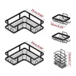 Brand New 5-in-1 Metallic Bathroom Corner Organizer - 2