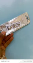 V6 Shiny Silver Finish Self-Adhesive Car Emblem - 2