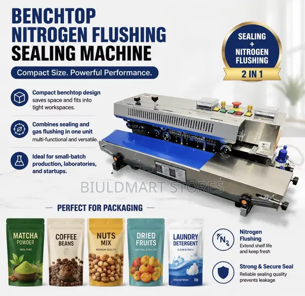 Brand New Nitrogen Sealing Machine for Crisps Packaging - 1