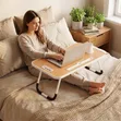 Foldable Laptop Table with Cup Holder - 1