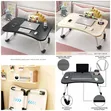 Portable Foldable Laptop and Breakfast Table - 1