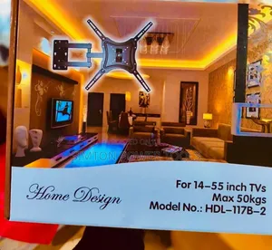 Home Design HDL-117B-2 Full Motion TV Wall Mount Bracket