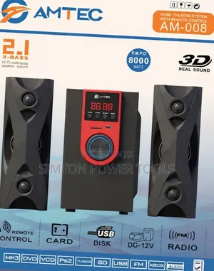 AMTEC AM-008 2.1 Channel Home Theater System