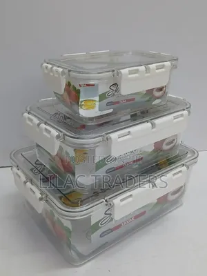 Transparent Airtight Pantry Boxes (Acrylic)