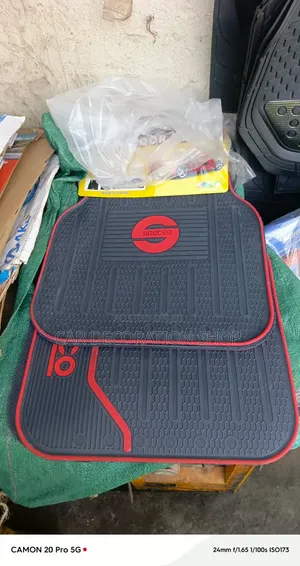 Sparco Universal Rubber Car Floor Mats with Anti-Slip Backing