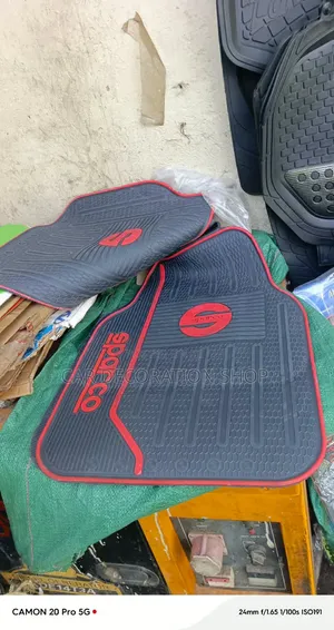 Sparco Floor Mats za Rubber zisizoingiza Maji (5pcs)
