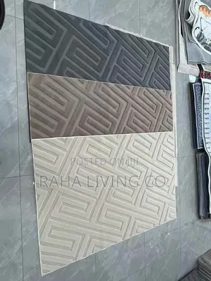 American Carpet | 5x8 | Muundo wa Kisasa wa Jiometri | Rangi Nyingi