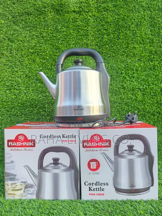 Rashnik 5.7L Cordless Electric Kettle | Mtindo wa Jadi | RN-1162 - 1
