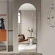 Unbreakable Acrylic Self-Adhesive Mirror | Semi-Circle | 120x40cm - 1