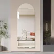 Unbreakable Acrylic Self-Adhesive Mirror | Semi-Circle | 120x40cm - 5