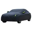 Quality Universal Black Car Cover | Fleece Lined | Reflector Strips - 1