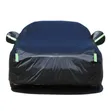 Quality Universal Black Car Cover | Fleece Lined | Reflector Strips - 2