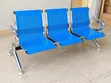 Blue 3-Seater Waiting Bench - 1