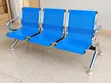 Blue 3-Seater Waiting Bench - 2