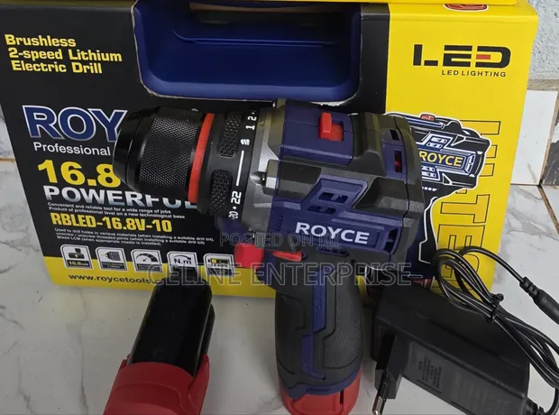 Royce 16.8V Cordless Drill - Mpya Kabisa - 1