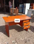Modern Wooden Manager Desk with Drawer - 1