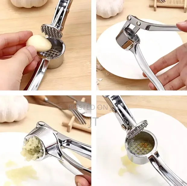 Stainless Steel Garlic Crusher - 1
