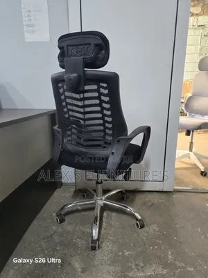 Executive Chair with Modern Headrest - Adjustable