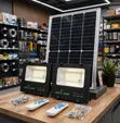 JSOT 2-in-1 Solar LED Floodlight Set (100W+100W) - 2