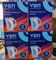 Von 1.7L Cordless Electric Kettle | VSKL17BNK | Fast Boil - 1