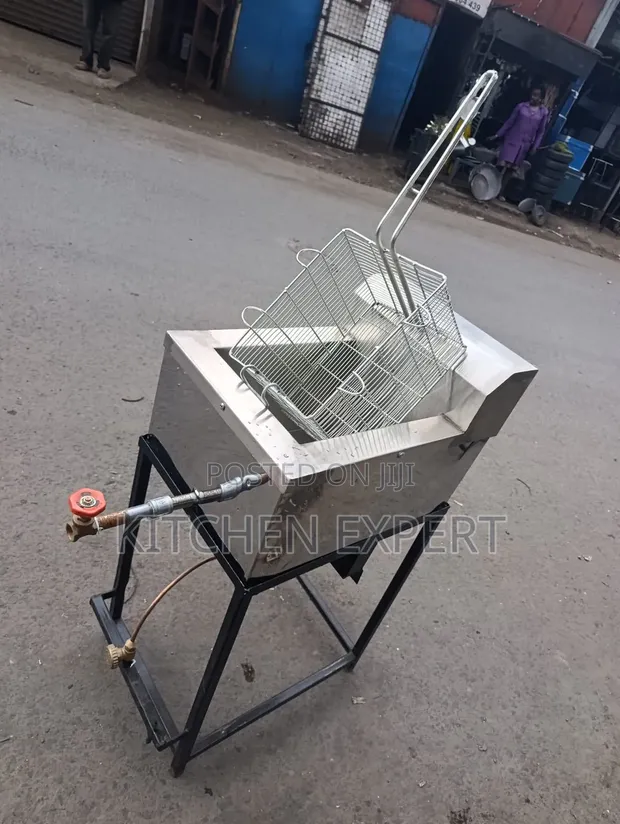 Single Gas Chips Fryer - 1