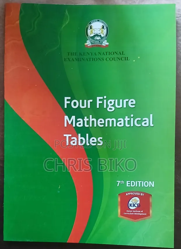 Four Figure Mathematical Table - 1