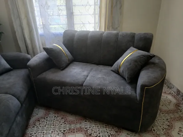 Used Best Brand Sofa Set - Gray - 1