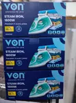 Von 1600W Steam Iron | VIS161CSG | Non-Stick Soleplate - 1
