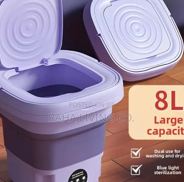 8L Portable Foldable Mini Washing Machine | Compact - 1