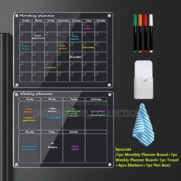 Monthly & Weekly Planner Set - 1