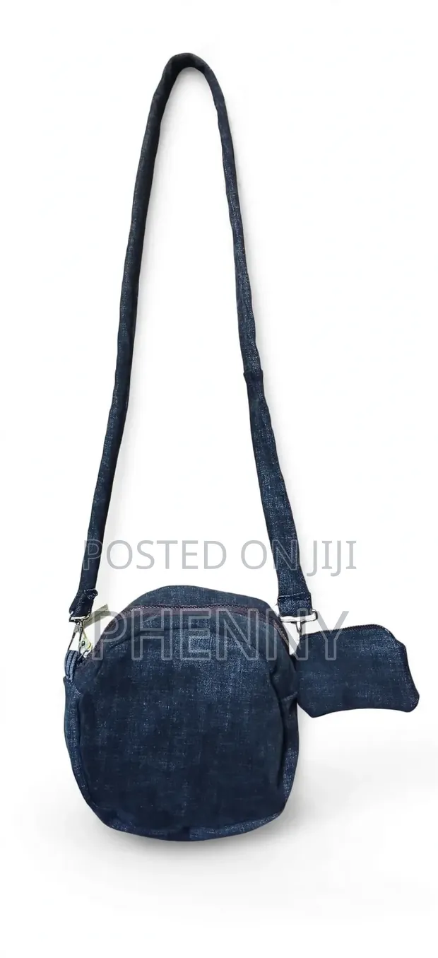 Mkoba wa Denim Uliorejeshwa (Sling/Tote) - 1