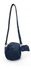 Mkoba wa Denim Uliorejeshwa (Sling/Tote) - 1