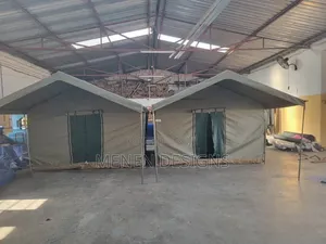 Jangwani Canvas Hema la Safari la Kulala la Ripstop la Kazi Nzito