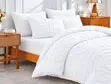 4pc Luxury Tufted Duvet Cover Set | Microfibre | 6x6 & 6x7 - 1