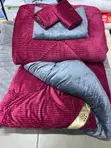 TC Warm Velvet Duvet Set | 6x6, 6x7 | Fleece Bedsheet | 4 Colours - 1