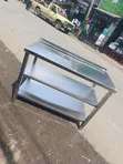 Meza Mpya ya Chuma cha Kutuoa yenye Rafu ya Chini - 2