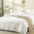 3pc Waffle Duvet Cover Set | Luxury Comfort | 6x6 & 6x7 - 3