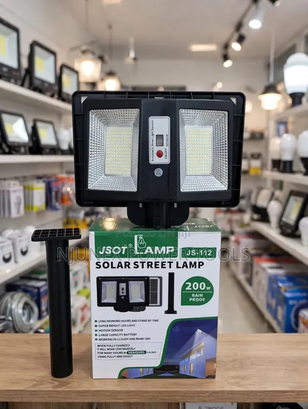 JSOT JS-112 200W Solar Street Lamp - 1