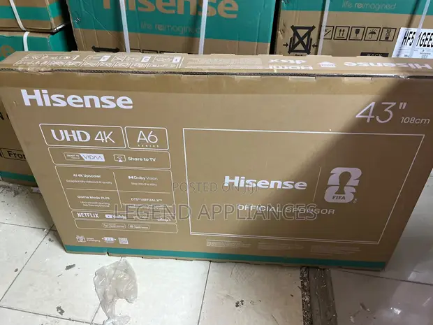 Hisense 43" 4K Smart TV - AI Upscaler - 1
