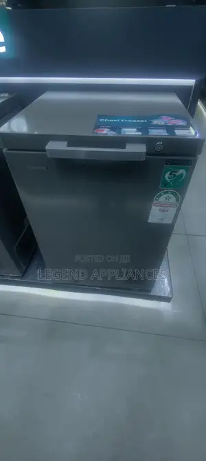 Hisense 144L Chest Freezer, Metallic Grey
