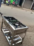 Heavy Duty Stainless Steel Gas Burner - 4